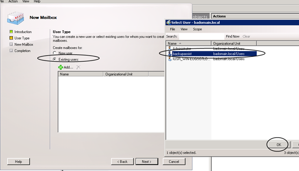 Exchange Management Console