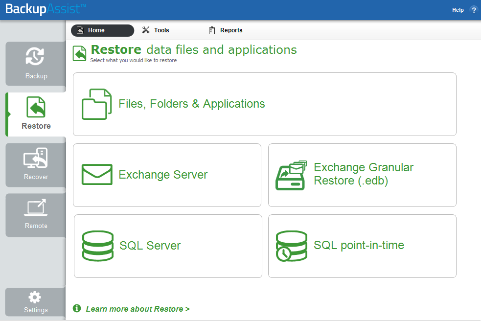 exchange server backup and restore image